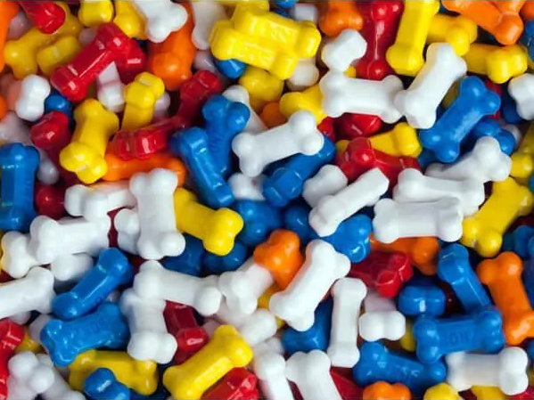 bone shaped candy