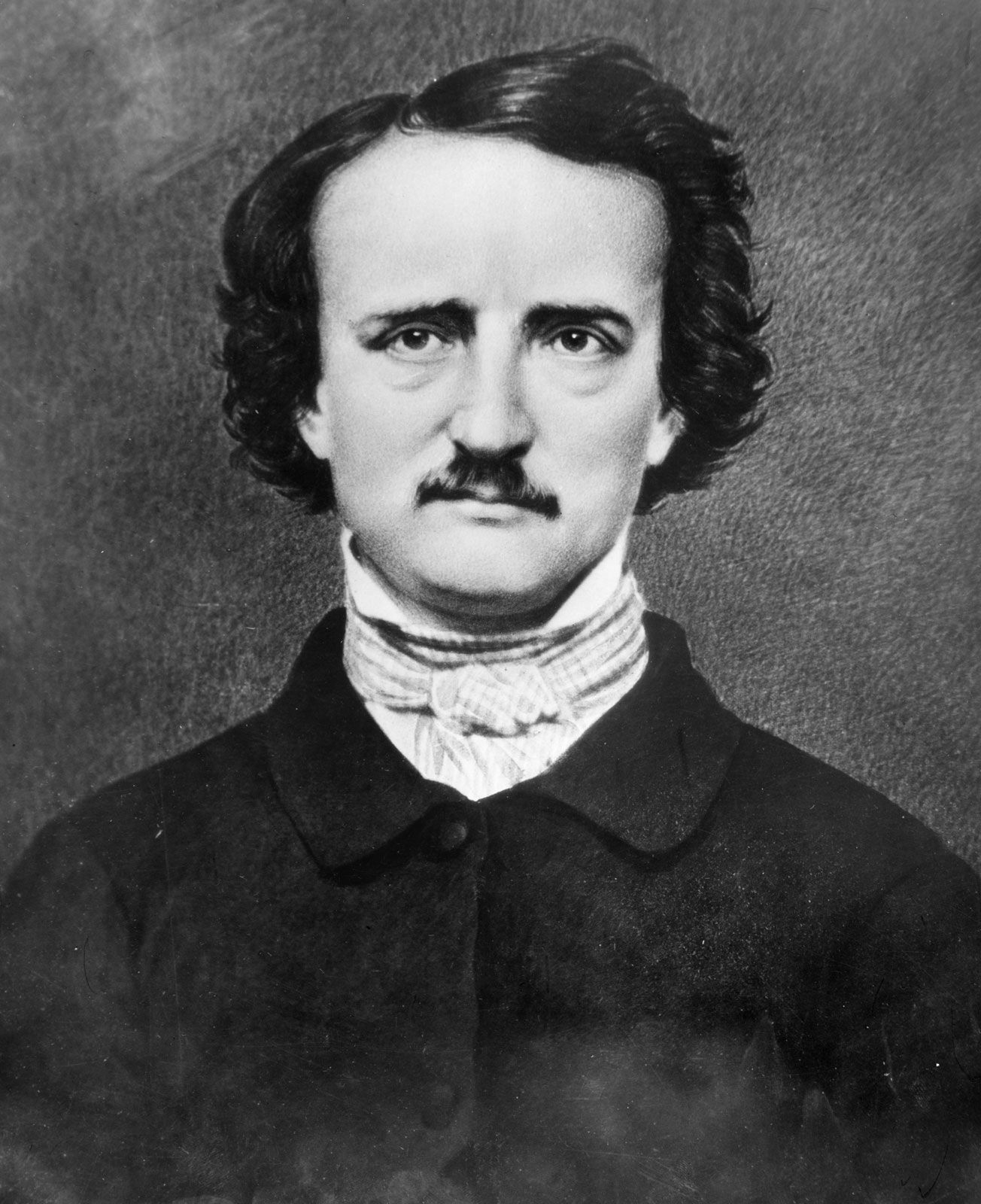 A photograph of Edgar Allan Poe