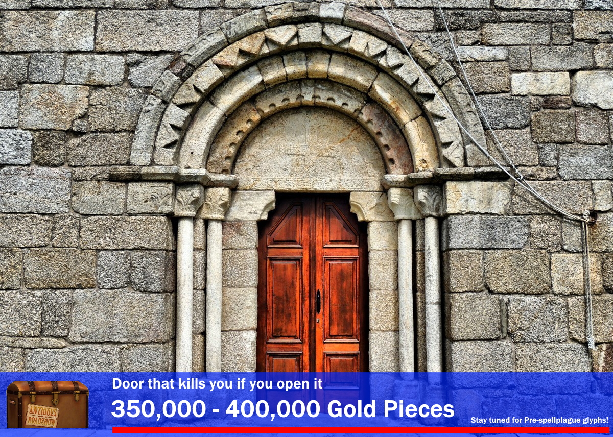 Teal and Red Crayon Drawing of Worms and Plants