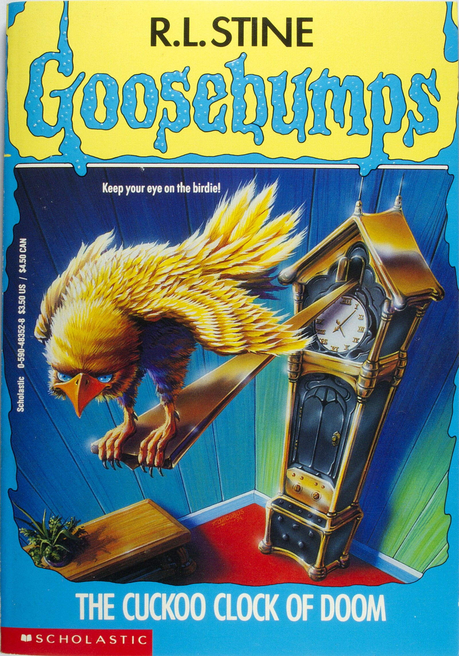 The cover of Cuckoo Clock of Doom, a goosebumps book