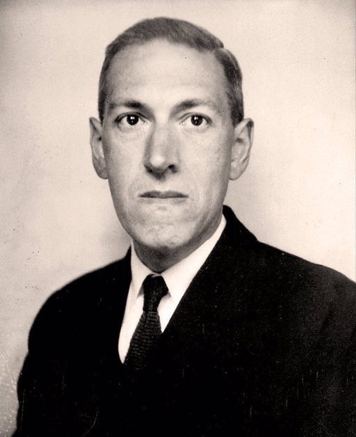 A portrait of H. P. Lovecraft