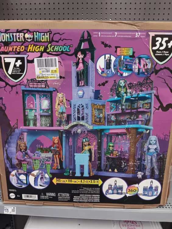 a monster high doll house.