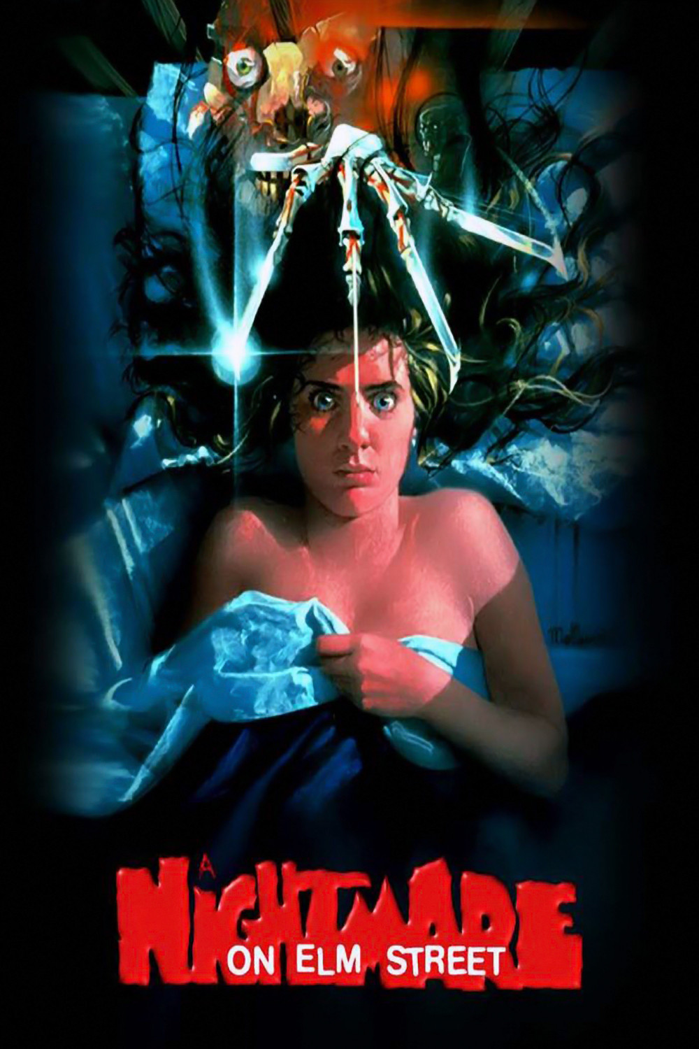 The original poster art for A Nightmare on Elm Street
