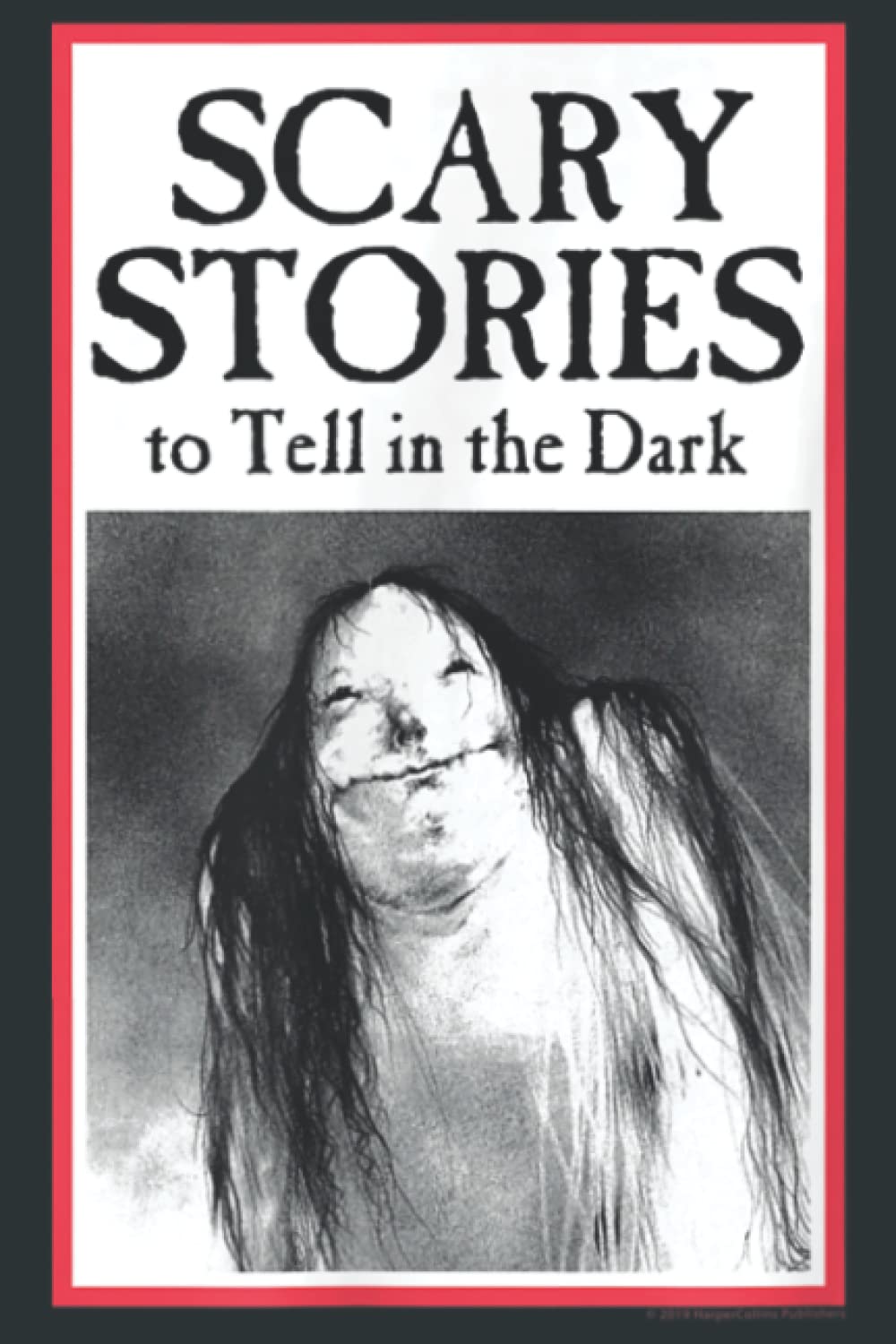 The cover of Scary Stories to Tell in the Dark with the art from the story The Dream