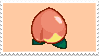 a pretty peach from animal crossing stamp