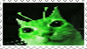 A gnarp gnarp alien animal stamp