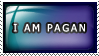I am pagan stamp